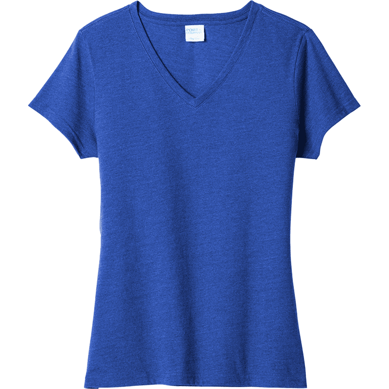 Port & Co Women's Fan Favorite Blend V-Neck Tee
